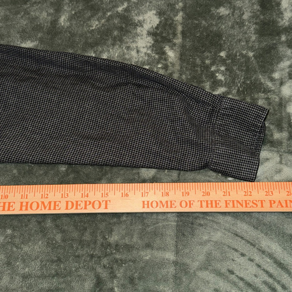 Ralph Lauren Blake Shirt Men's Large Black Houndstooth Long Sleeve Button-Down - Picture 7 of 7